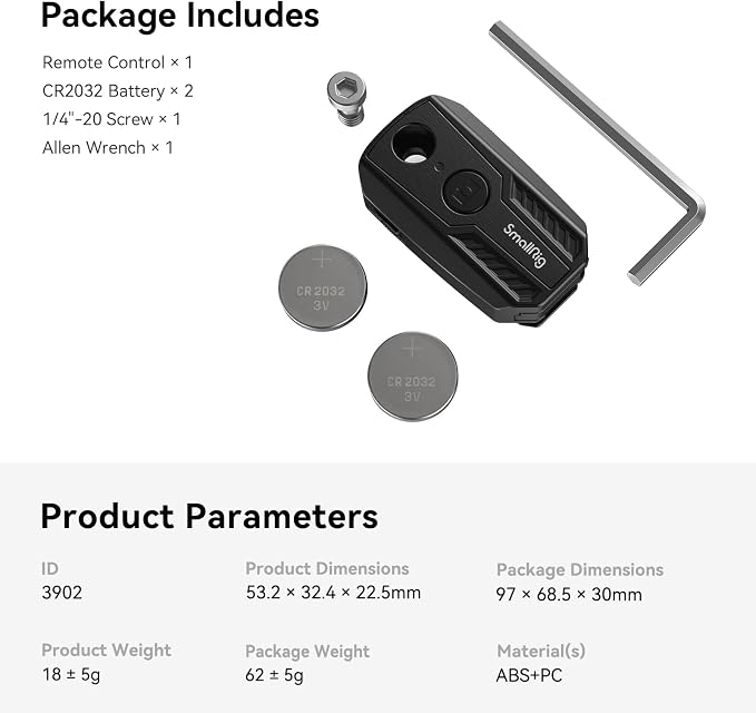 SmallRig Wireless Camera Remote Control - Image 5