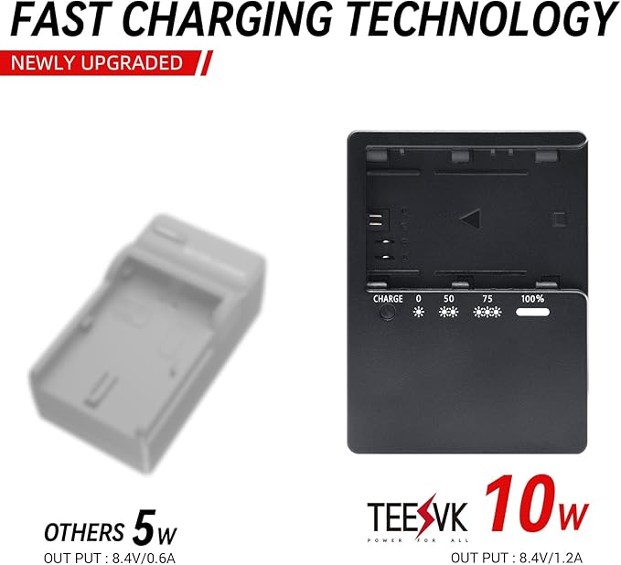 LP-E6 Battery Quick Charger for Canon: Compatible - Image 7
