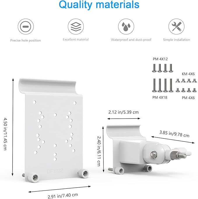Universal Security Camera Vinyl Siding Mount Kit - Image 2