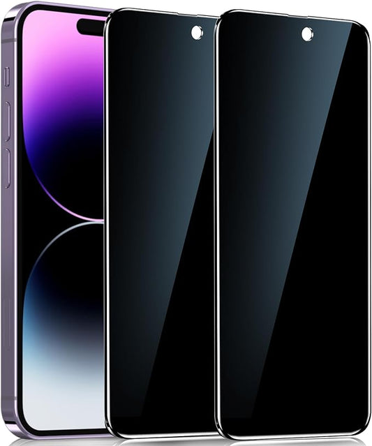 YMHML 2 Pack for iPhone 14 Pro Max Privacy Screen Protector, Upgrade Anti Spy by YMHML