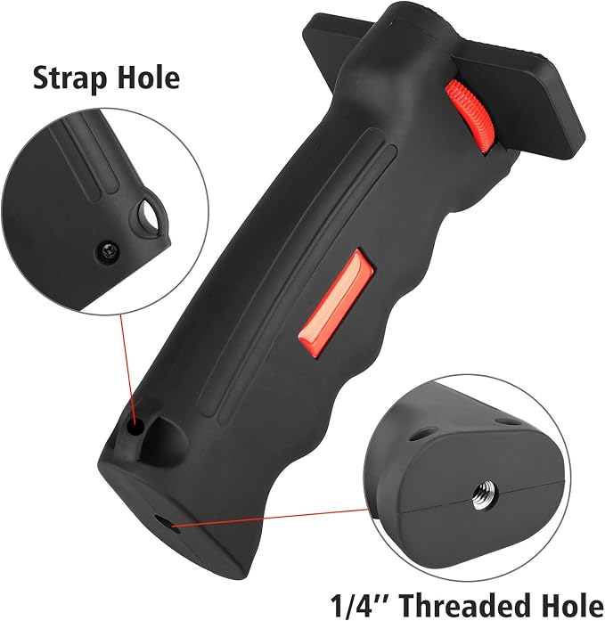 Camera Handle Grip, 1/4" Camera Handheld Stabilizer - Image 3