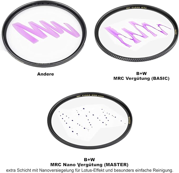 B+W 67mm MASTER UV Haze MRC Nano 010M Glass Filter - Image 6