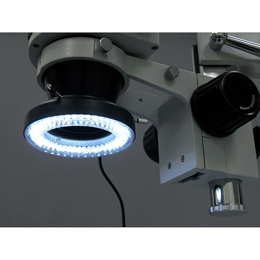 AmScope LED-64A 64 LED Lighting-Direction-Adjustable Microscope Ring Light + - Image 2