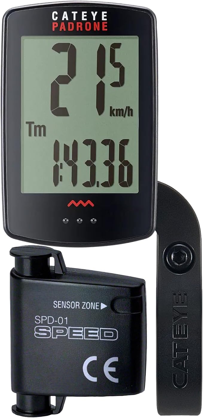 CATEYE Padrone Wireless OF-100 Bike Computer – Oversized Display Cyclocomputer by CATEYE