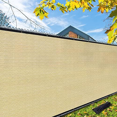iCover 4x12ft Privacy Screen Fence, Outdoor Fencing Panels, Garden Windscreen by iCOVER