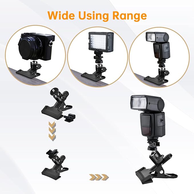 UTEBIT Heavy Duty Tripod Camera Mount Clip - Image 5