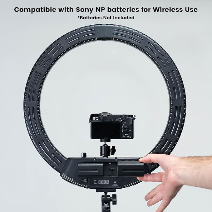 Lume Cube LED Ring Light for Videos, Live Streaming |18” Circle Light - Image 9