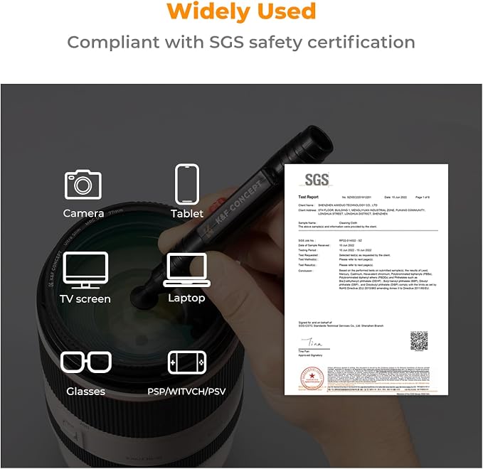 K&F CONCEPT 15-in-1 Camera Lens Cleaning Kit - Image 7