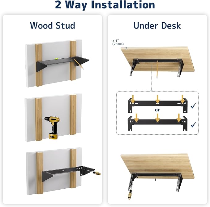 4U Vertical Wall Mount Rack - Image 7