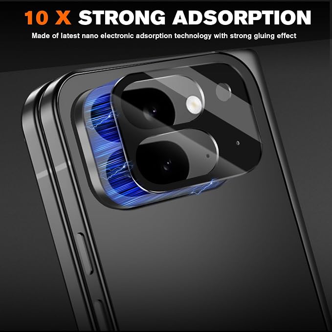3 Pack for Google Pixel 10 Pro Fold Camera Lens Protector, Tempered Glass 9 - Image 4