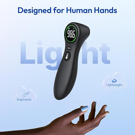 No-Touch Thermometer for Adults and Kids, 1-Second Fast Reading, Color-Coded - Image 7