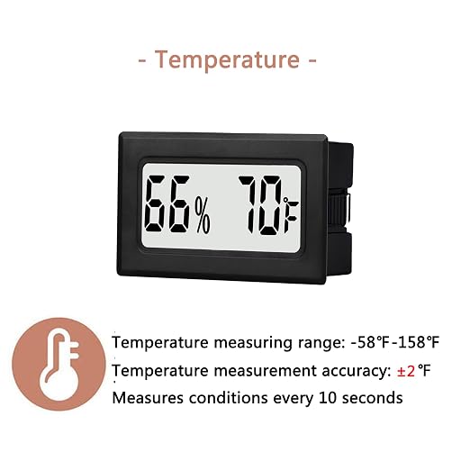 6 Pack Mini Small Digital Hygrometer Thermometer Indoor Temperature and - Image 4