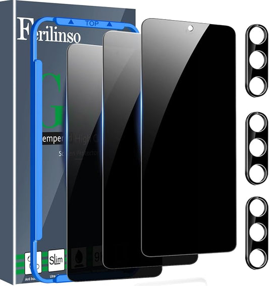 Ferilinso 3 Pack Privacy Screen Protector by Ferilinso