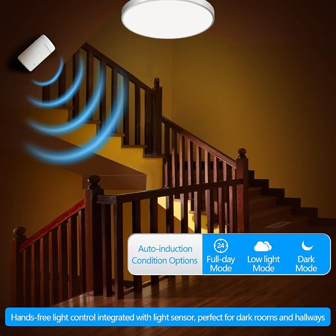 Plug-in Wireless Motion Activated Light Control, No Wiring, Adjustable - Image 4