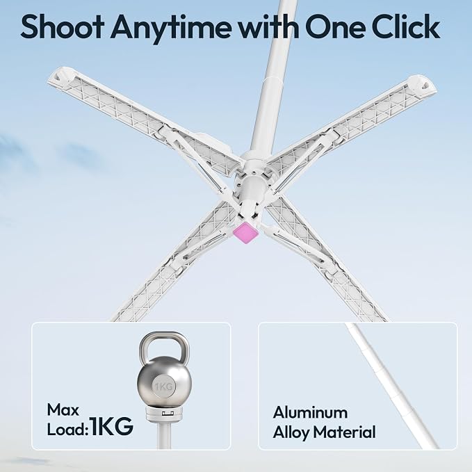 ULANZI Automatic Phone Tripod, MT85 Auto-Open Tripod - Image 3