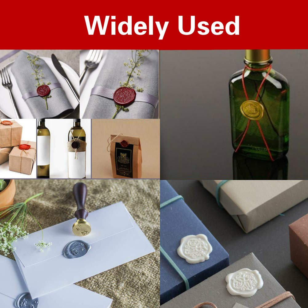 Starry Dragon Wax Seal Stamp With Removable Brass Head Wooden Handle - Retro Vintage Animal Sealing for Letter Cards Invitations