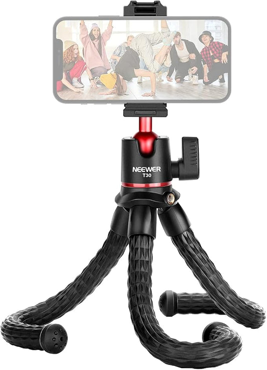 NEEWER Camera Tripod with Remote, Mini Flexible Vlog Phone Tripod Stand with by Neewer