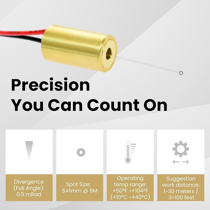 IR Dot Laser Module, Class 3R, VLM-850-01 LPA – - Image 2