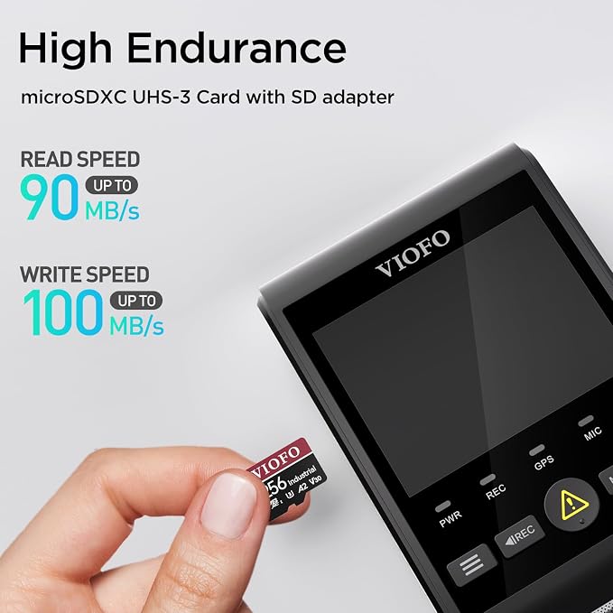 VIOFO 256GB Industrial Grade High Endurance microSDXC Card - Image 2