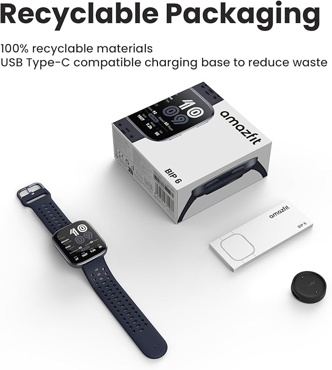 Amazfit Bip 6 Smart Watch 46mm, 14 Day Battery, 1.97" AMOLED Display, GPS & - Image 6