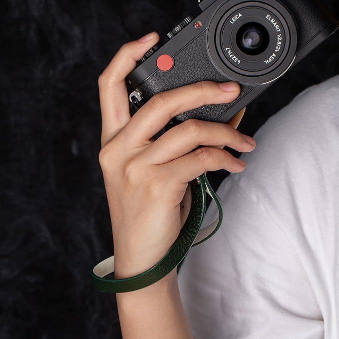 Vintage Minimalist Leather Camera Neck Shoulder Strap - Image 2