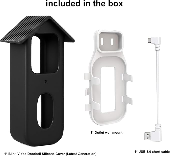 Silicone Protective Cover for Blink Video Doorbell – Weatherproof & - Image 7