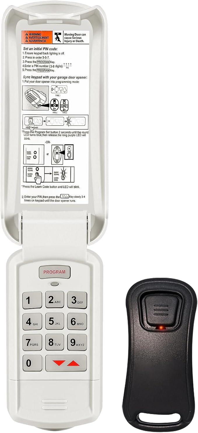 Avisontek GK-R G1T-BX for Genie Garage Door Opener Keypad Remote, Replacement by Avisontek