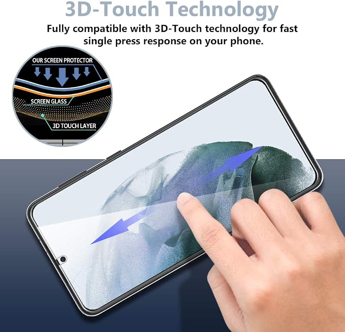 TOCOL 6 Pack Compatible with Samsung Galaxy S21 5G 6.2 inch - Image 3