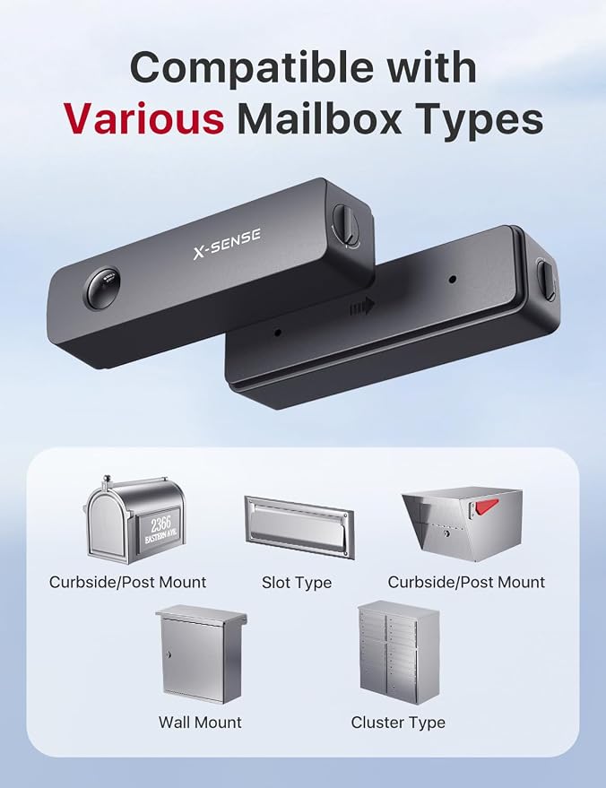 X-Sense Smart Mailbox Alarm, Wireless Long Range Mailbox Alert, Mailbox Sensor - Image 4