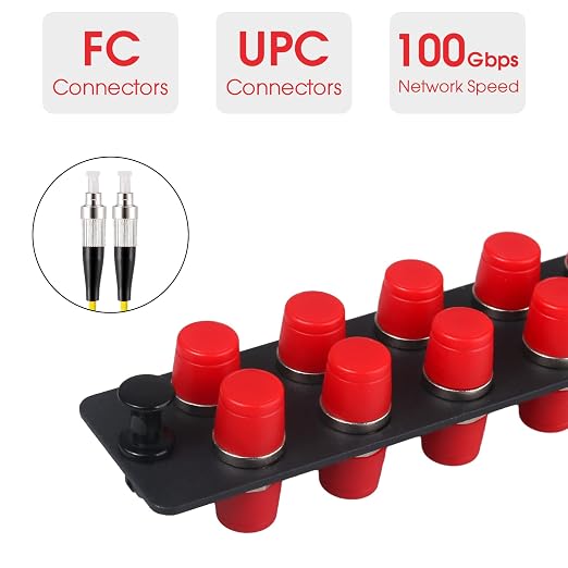 12 Simplex FC/UPC Fiber Patch Panel - Image 2