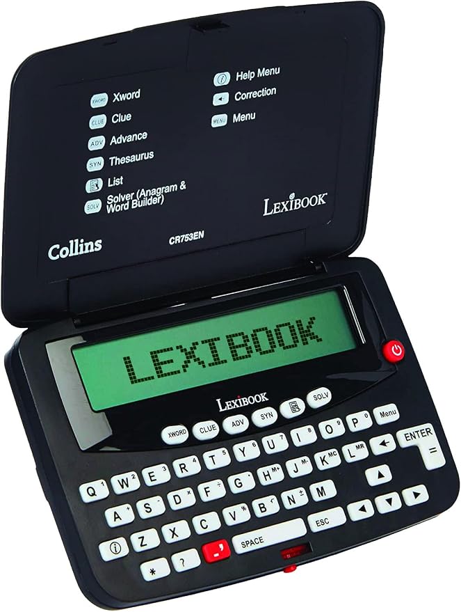 LEXiBOOK - Collins Bradford, Electronic Crossword Solver, Phonetic by Lexibook