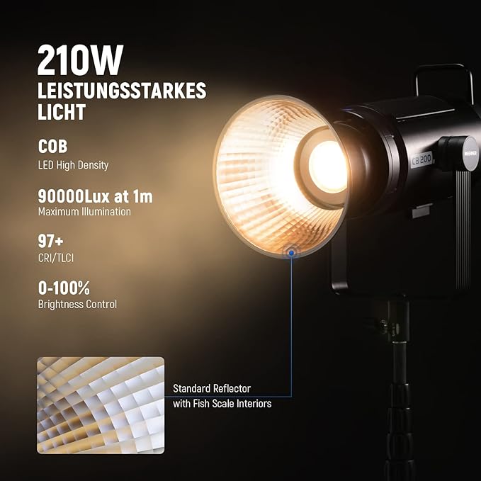 NEEWER CB200B 210W LED Video Light - Image 3