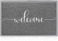 AAZZKANG Welcome Mats for Front Door Non Slip Door Mat Low-Profile Ultra by AAZZKANG