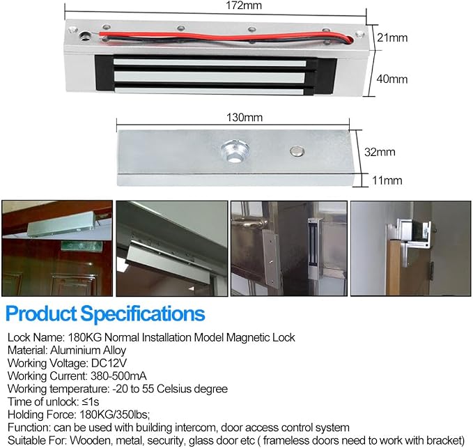 RFID Access Control System Kit: Fingerprint Time & Attendance Terminal - Image 9