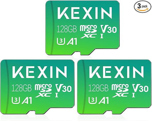 KEXIN 128GB Micro SD Card 3 Pack by Home