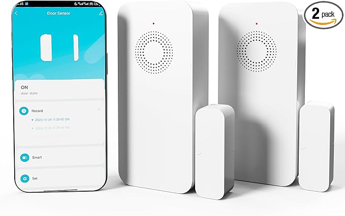 WiFi Door Window Alarm, Smart Contact Sensor by WARROXIDESecuritySolutions