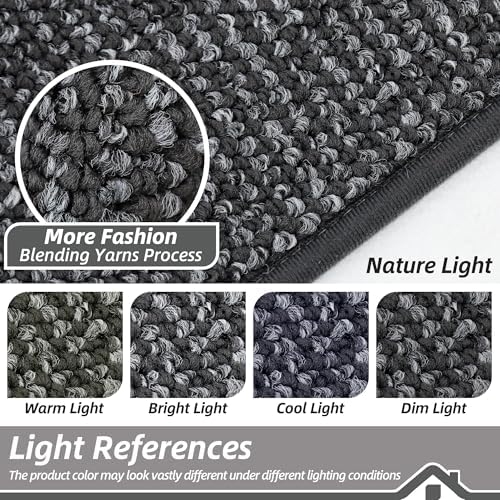 BEQHAUSE Dirt Trapper Door Mat 20"x48", Non-Slip Washable Doormat - Image 5
