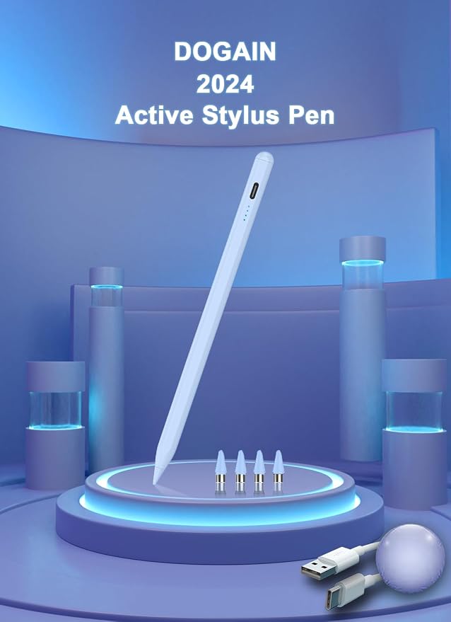 Stylus Pens for Touch Screens Power-Display Tablet Pen POM Tip Magnetic Digital - Image 7