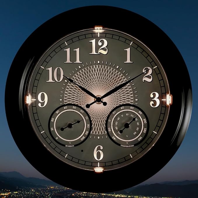 Illuminated Large Outdoor Clock - Image 7