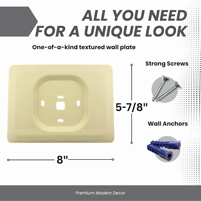Tuscan Beige Color Rectangle Wall Plate - Image 6