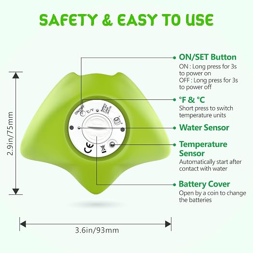 Baby Bath Thermometer, Digital Water Temperature Thermometer - Image 7