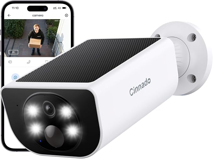 Cinnado Security Cameras Wireless Outdoor-2.4 GHz Wi-Fi Cameras by Cinnado