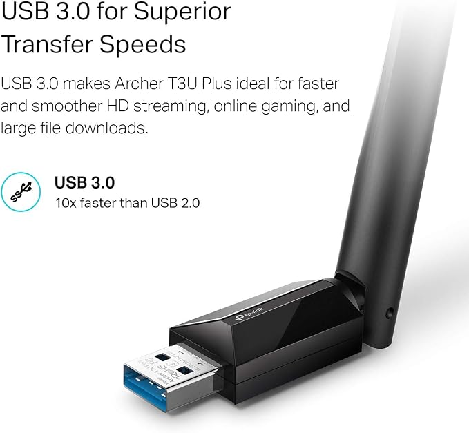 TP-Link USB WiFi Adapter for Desktop PC, AC1300 USB 3.0 Wireless Dual Band - Image 5