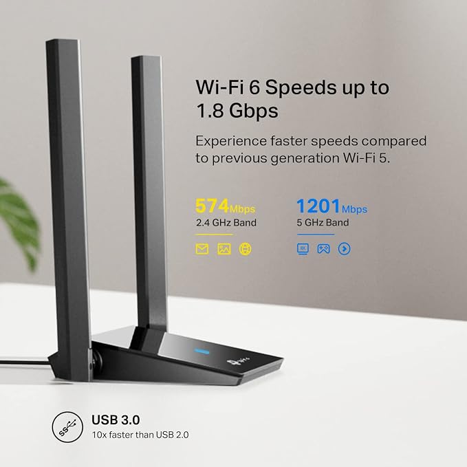 TP-Link WiFi 6 USB Adapter for Desktop PC - Image 3