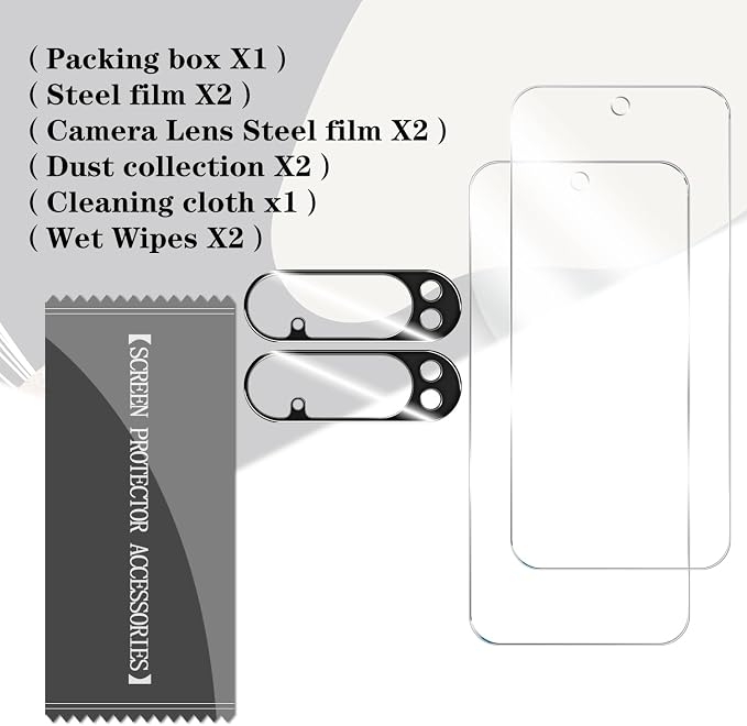 BIGFACE for Pixel 10 Pro Tempered Glass Screen Protector + Camera Lens - Image 7
