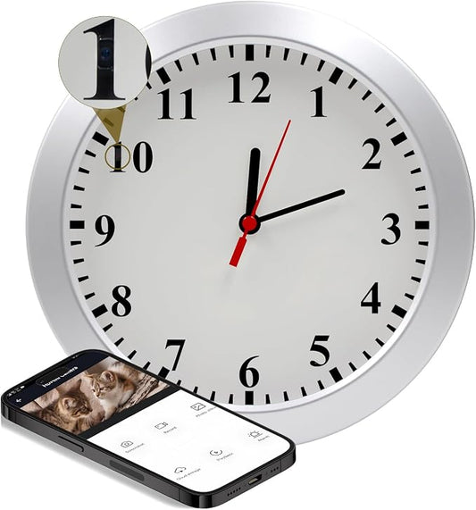 WiFi Security Camera, Hidden Camera Clock, Spy Camera by Unknown