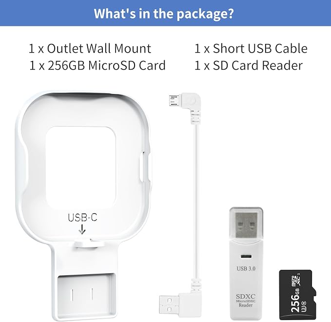 256GB MicroSD Card and Sync Module XR Mount, No-Drilling Mount - Image 6