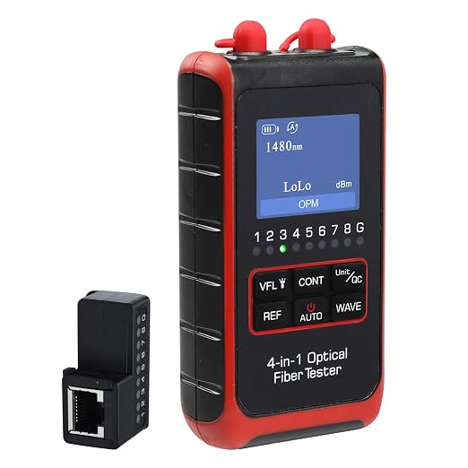 4 in 1 Optical Power Meter Network Tester FC/SC/ST Universal Interface Fiber by Unknown