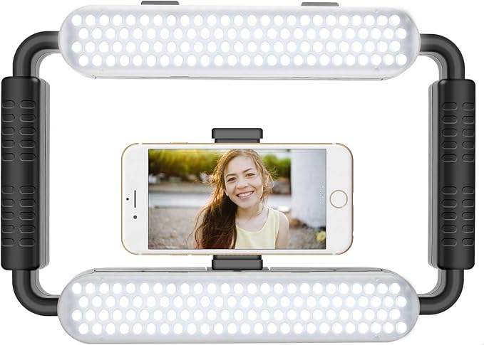 GVM Great Video Maker LED Ring Light 5600K Selfie Light, Smartphone Video Rig & by GVMGreatVideoMaker