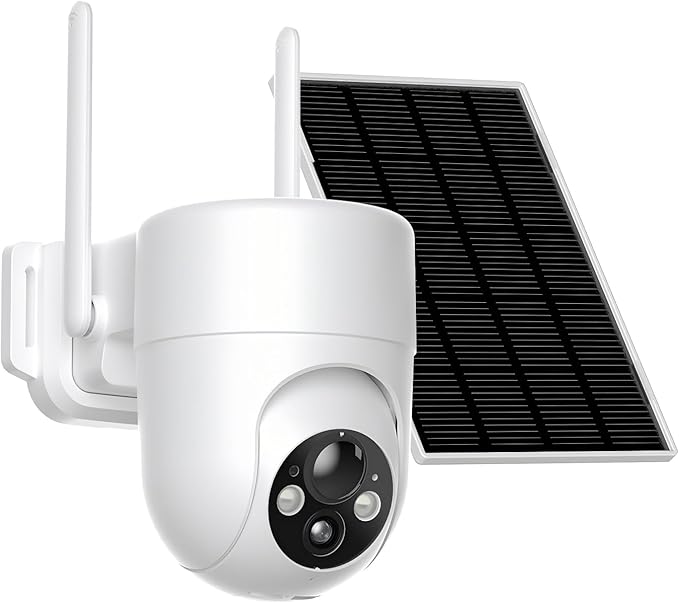 ELYSOO Solar Camera Outdoor Wireless, 2K Color Night Vision, Security Cameras by Unknown